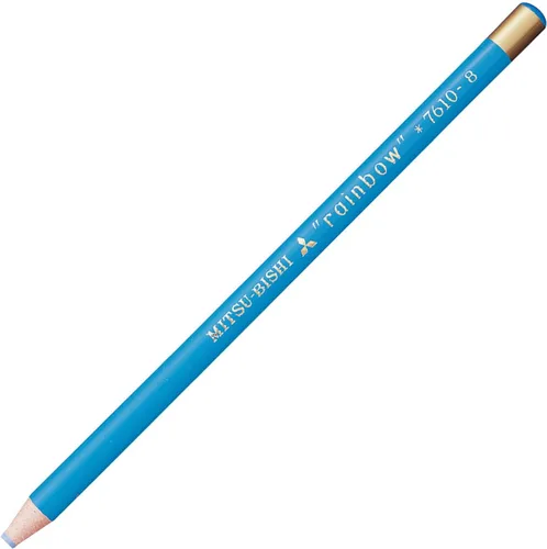 Vista 2 de Mitsubishi Pencil K7610.8 - Lápices de colores a base de agua, color azul claro, 1 docena