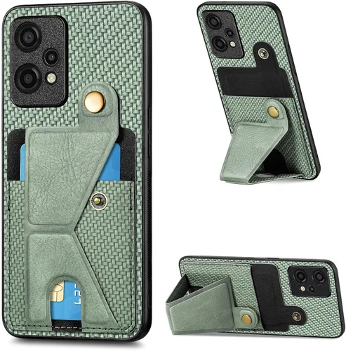 Vista 144 de Funda para Oppo K10x / OnePlus Nord CE 2 Lite 5G Funda para Realme 9 5G / 9 Pro / Q5 / V25 Funda de piel sintética con ranuras para tarjetas