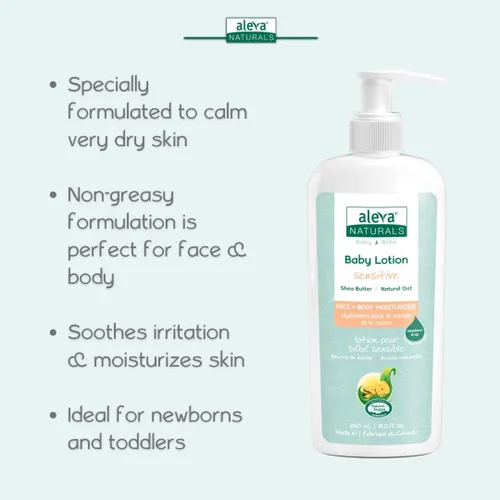 Vista 4 de Aleva Naturals Hidratante calmante diario, 8 onzas líquidas