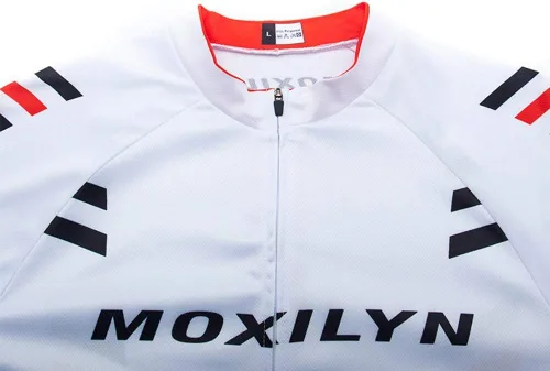 Vista 3 de Conjunto de camiseta de ciclismo para hombre, de manga larga, con almohadilla de gel 20D