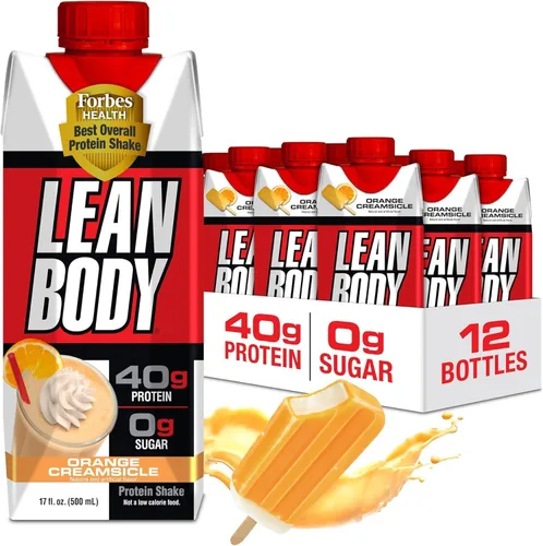 Vista 20 de LEAN BODY - Paquete variado de 8 sabores, 1.41 onzas de proteína, cero azúcar, 24 vitaminas y minerales para apoyar la salud inmunológica, 17 onzas