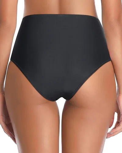 Vista 5 de Tempt Me Parte inferior de bikini de cintura alta para mujer