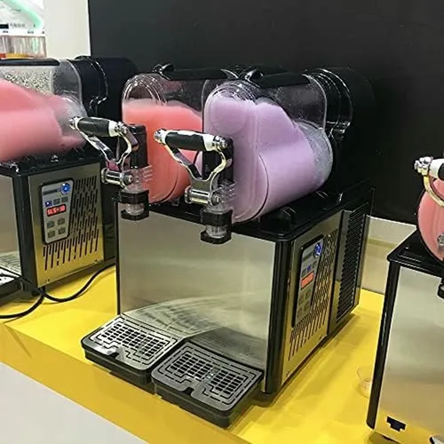 Vista 5 de Máquina comercial del aguanieve del hielo 3L, máquina congelada del aguanieve del hielo de Margarita del batido del jugo Máquina del aguanieve