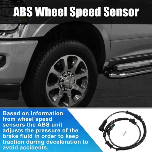 Vista 3 de X AUTOHAUX Kit de sensores de frenos antibloqueo de rueda para Ram 1500