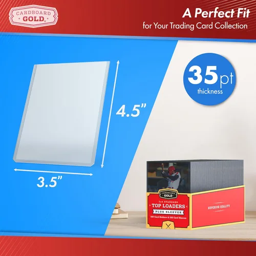 Vista 3 de Cardboard Gold Cargadores superiores de 35 puntos para tarjetas