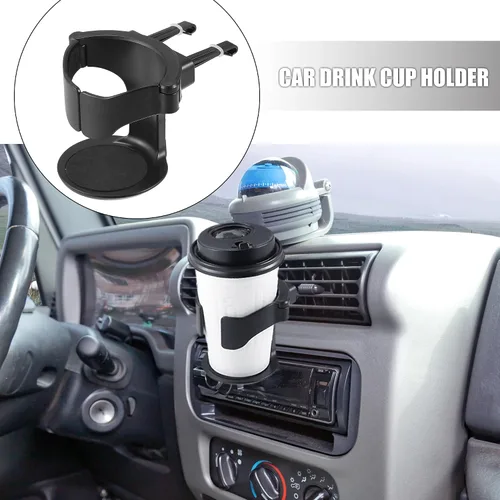 Vista 2 de X AUTOHAUX 2 uds. Soporte para taza de bebida de agua para automóvil, ajustable, universal, para coche, barco, caravana, caravana, caravana, caravana