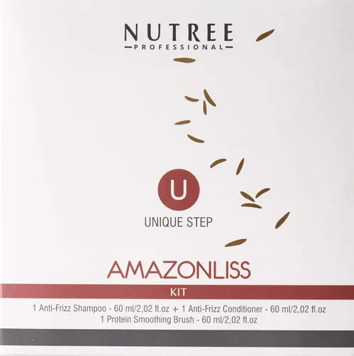 Vista 2 de Tratamiento capilar con queratina brasileña One Step Amazonliss Protein Tratamiento capilar sin formaldehído Fortalecimiento del cabello Alisado