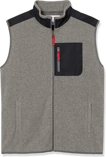 Vista 6 de Tienda Essentials Men's Full-Zip Polar Fleece Vest (Available in Big & Tall)