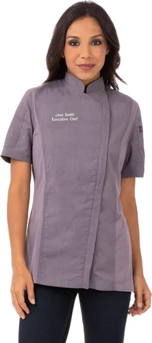 Vista 2 de Chef Works Abrigo de chef Springfield para mujer