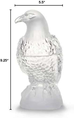 Vista 3 de Eagle - Recipiente de almacenamiento de vidrio decorativo para dulces, pequeños recipientes de vidrio transparente, tarros de almacenamiento