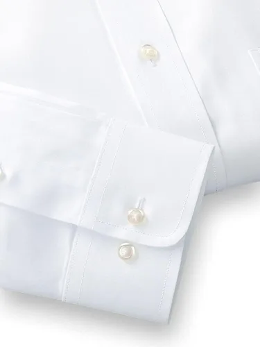 Vista 5 de Paul Fredrick Camisa de vestir de algodón de ajuste a medida para hombre