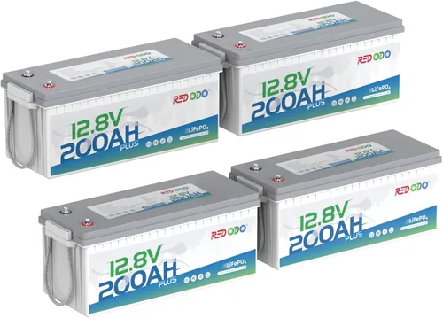 Vista 8 de Redodo LiFePO4 Batería inteligente Bluetooth 24V 50Ah TM baja temperatura, batería de litio integrada en 50Ah BMS, 10 años de vida útil, perfecta
