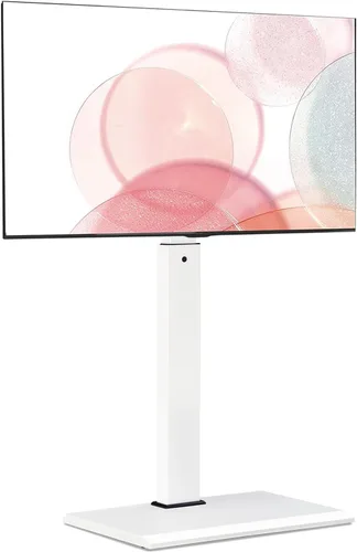 Vista 10 de FITUEYES - Soporte universal de suelo para TV con base de hierro, montaje giratorio para televisores LED, LCD, OLED, plasma, de pantalla plana