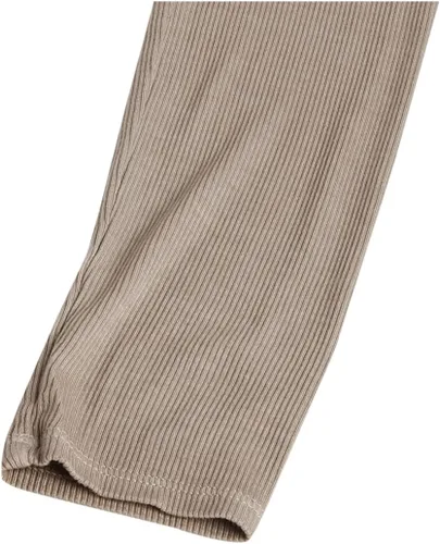 Vista 4 de Enza Costa Camiseta de manga larga con cuello en U para mujer