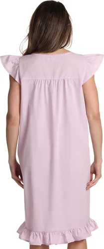 Vista 3 de Dreamcrest - Vestido de pijama sin mangas para mujer, diseño floral, 100% de algodón, para verano
