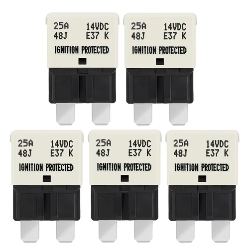 Vista 21 de GLOSO Circuit Breakers E37 Auto (T1) Reset Low Profile ATC/ATO - 1 Pack (3A)