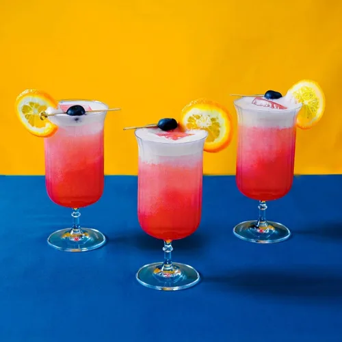 Vista 6 de LEMONSODA Crystal Coupe - Copas de cóctel y vino, Lotus, Deco, 12 onzas Juego de 2 vasos aptos para lavavajillas, para bar y fiesta de cóctel
