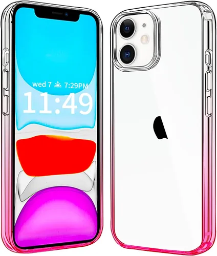 Vista 10 de JJGoo Compatible con iPhone 11 Funda transparente, transparente a prueba de golpes, delgada, antiarañazos, carcasa protectora de policarbonato duro