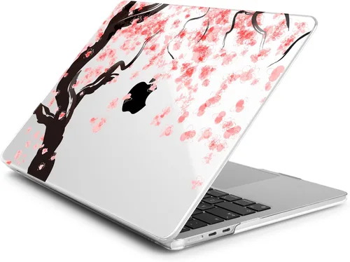 Vista 10 de Batianda Funda para MacBook Air de 15 pulgadas 2024 M3 2023 M2 modelo A3114/A2941, carcasa rígida de plástico de diseño único, cubierta de teclado