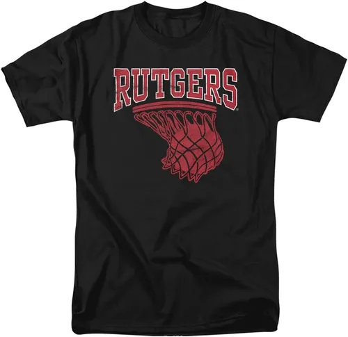 Vista 9 de Rutgers University Camiseta unisex para adultos con aro de baloncesto