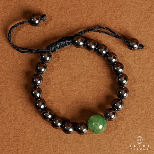 Vista 15 de Pulseras de cristal curativo para mujeres y hombres, espiritual, energía positiva y equilibrio, pulseras de cuentas de cristal natural hechas a mano