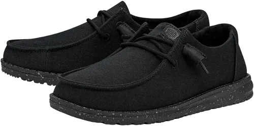 Vista 4 de Hey Dude Wendy Canvas Mono para mujer Zapatos de mujer Mocasines sin cordones para mujer Cómodo y ligero
