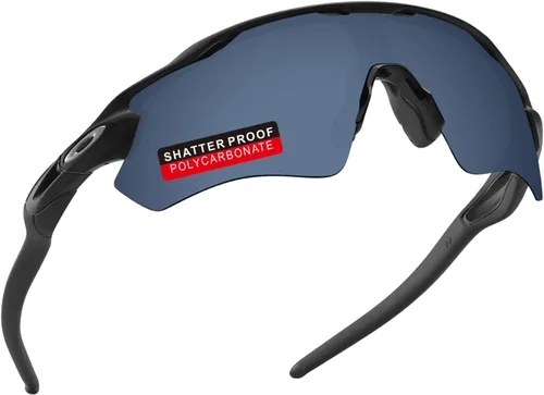 Vista 2 de PRO+ Lentes De Reemplazo Polarizadas De Policarbonato Para Oakley Radar EV Path OO9208 Gafas De Sol - Negro Iridium