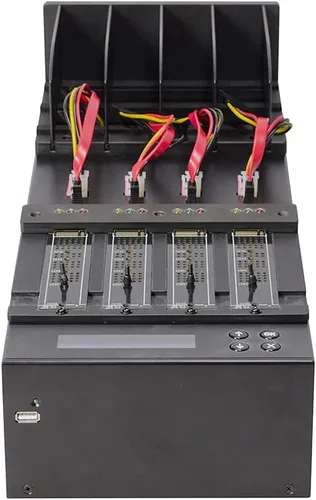 Vista 12 de Systor Duplicador M.2 SATA y M.2 NVMe de 1 a 1 - 9 GB/Min - SYSNVME-SF201