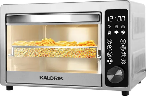Vista 4 de Kalorik Horno tostador con freidora de aire digital de 22 cuartos de galón, acero inoxidable (AFO 52352 SS)