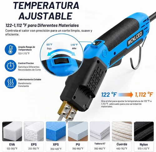 Vista 3 de Nuevo modelo: cortador de espuma, cuchillo eléctrico caliente, kit de herramientas de corte de espuma, kit de herramientas de corte de espuma
