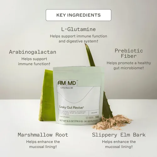 Vista 3 de Amy Myers MD Leaky Gut Revive - Sin gluten y sin lácteos - Mezcla botánica para un apoyo intestinal saludable - Apoyo a la salud gastrointestinal