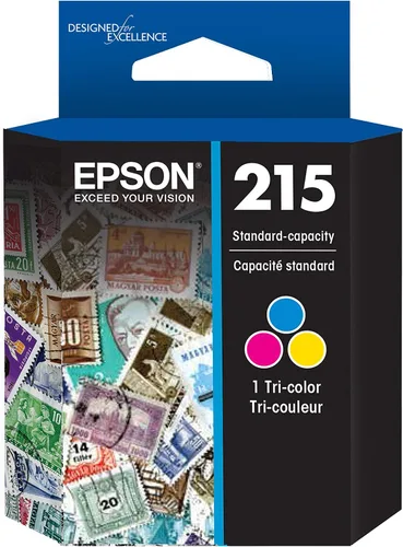 Vista 5 de Epson T215 - Tinta de capacidad estándar negro -Cartucho (T215120-S) para determinadas impresoras de fuerza laboral T215 -Cartucho tricolor