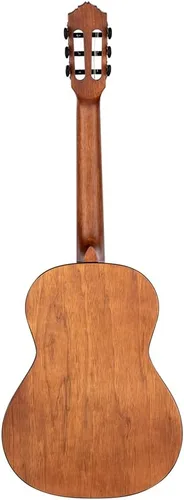 Vista 4 de Ortega Student Series - Guitarra clásica de nailon de 6 cuerdas, 3/4, tapa de cedro mate (RSTC5M-3/4)