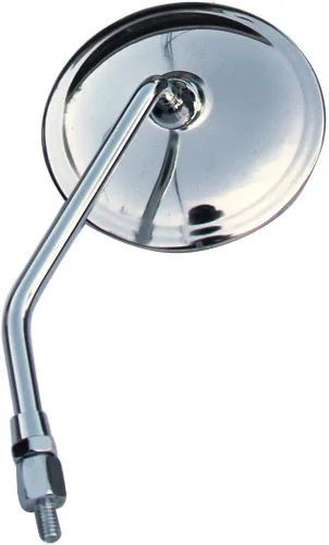 Vista 3 de 1Pair Chrome Round Motorcycle Mirrors Compatible for 2019 Yamaha MT-07