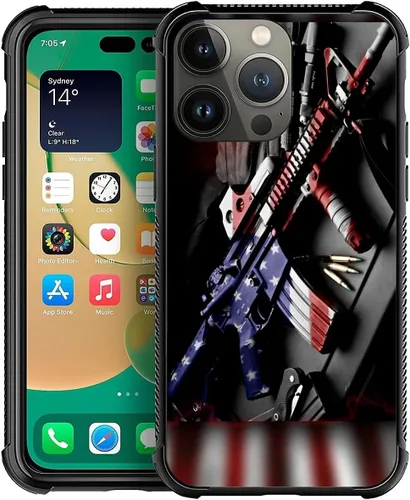 Vista 8 de Funda compatible con iPhone 13 Mini, diseño de elefantes africanos, a prueba de golpes, antiarañazos, carcasa trasera de policarbonato duro