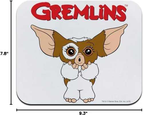 Vista 5 de Gremlins Gizmo Logo - Alfombrilla de mouse delgada de perfil bajo