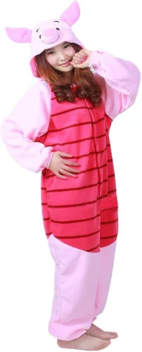 Vista 2 de EVELS Mameluco unisex para adultos pijama de una sola pieza disfraz suave