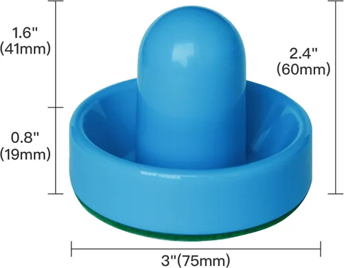 Vista 5 de Rechargeable Hover Air Hockey Puck and Paddles, Hover Puck for Any Flat Surface, 2Pcs Air Hockey Strikers