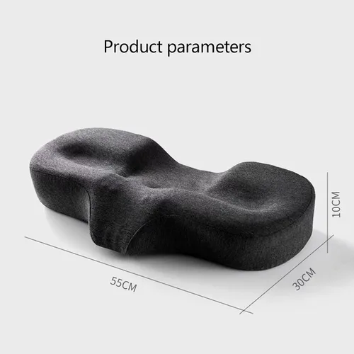 Vista 7 de Almohada cervical de espuma viscoelástica de contorno para aliviar el dolor de cuello, almohada ergonómica para dormir, almohada ortopédica