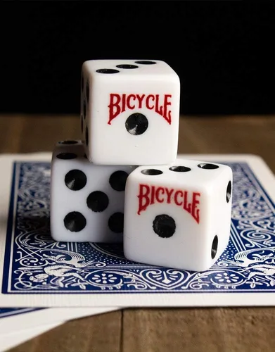 Vista 5 de Bicycle - 5 dados de 5 unidades equipo de juego de césped