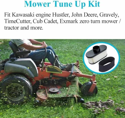 Vista 3 de HOODELL Kit de Afinación FR691V para Motor Kawasaki FR651V FR730V FS481V FS541V FS600V FS730V de Cortacésped Tractor, Reemplaza 49065-7007 Filtro