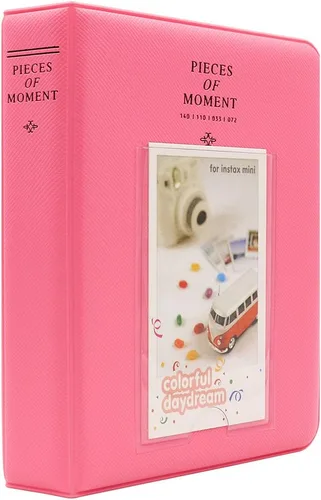Vista 12 de Ablus - Álbum de fotos con 64 bolsillos para fotos instantáneas de cámaras Fujifilm Instax Mini 7s 8 8+ 9 25 26 50s 70 90 y letrero, pequeño