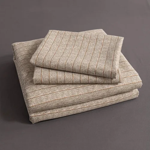 Vista 7 de INFLAG Funda de edredón tamaño individual, juego de ropa de cama a rayas de 3 piezas, 100% microfibra de lujo, suave, 1 funda de edredón de 66 x 90