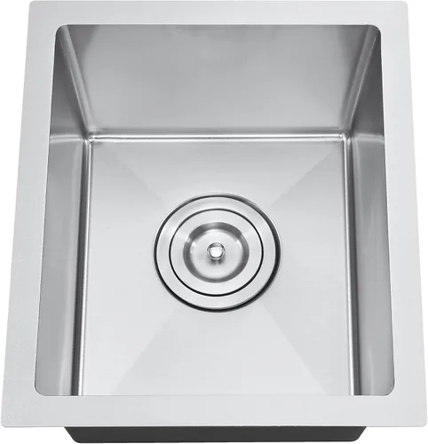 Vista 12 de ATTOP Fregadero de cocina de un solo tazón de 32 pulgadas, fregadero de tazón individual de montaje inferior grande de acero inoxidable