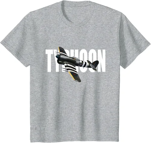 Vista 37 de RAF Hawker Typhoon WW2 Fighter Aircraft T-Shirt