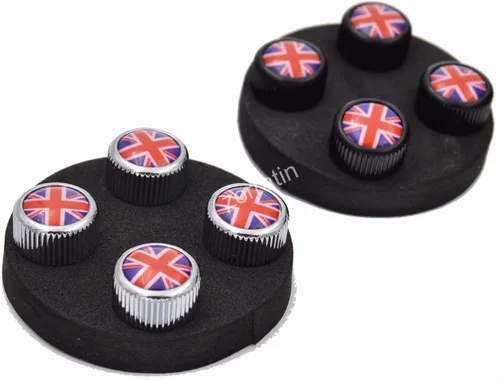 Vista 10 de Zorratin 4X Tapas de Válvula de Neumático con Bandera de Carreras a Cuadros Negros BW para BMW Mini Cooper r50 r53 r56 r56n f55 f56 r55 r52 r57 r58