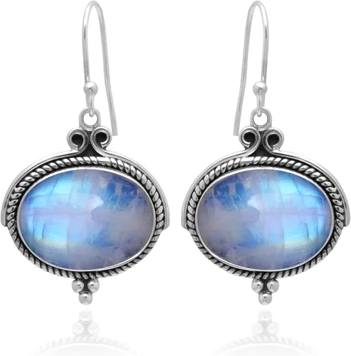 Vista 38 de Veracity Jewelry - Aretes de plata de ley con piedras preciosas para mujeres y niñas, regalo para su cumpleaños, aniversario, esposa, mamá, novia