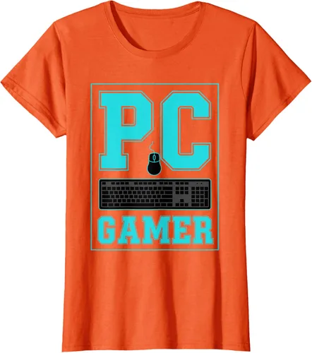 Vista 45 de PC Gamer Gaming Teclado Ratón Esports Computer Fan Camiseta