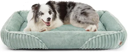 Vista 14 de EHEYCIGA Linda cama para perro de tamaño mediano, cama para mascotas de 30 Crema