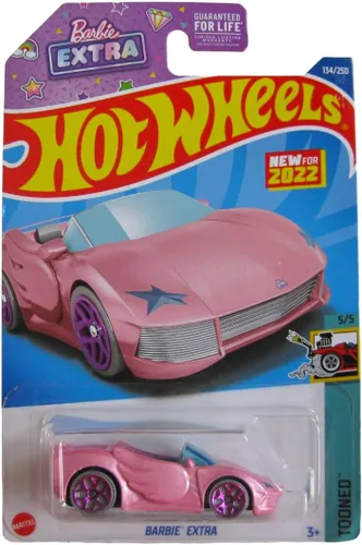 Vista 4 de Hot Wheels 2022 - Barbie Extra - Tooned 5/5 [Rosa] 134/250